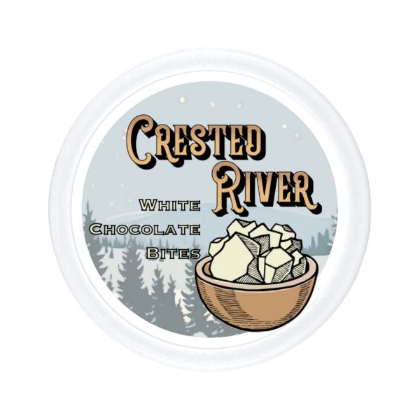 Crested River- White Chocolate Bites (50mg)