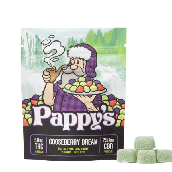 Pappy's- Gooseberry Dream Gummies (1:5 THC/CBN)