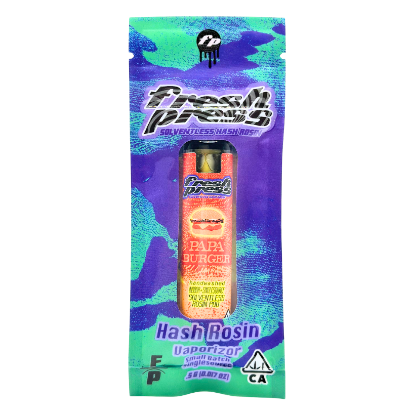 Fresh Press - Live Rosin - Papa Burger - RTU - 0.5g