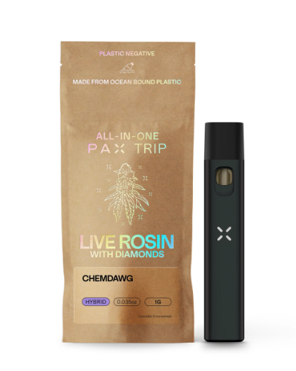 PAX Live Rosin Chem Dawg 1g Disposable