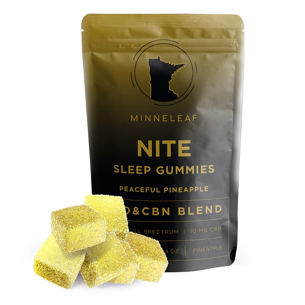 MINNELEAF | Peaceful Pineapple CBN/CBD Gummies 25pc