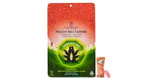 20pk Peach Nectarine Indica Hard Fruit Drops - Emerald Sky