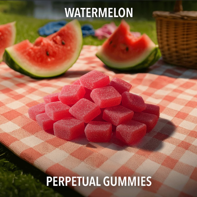 Perpetual Watermelon Gummies 25mg 5pk (V/GF)