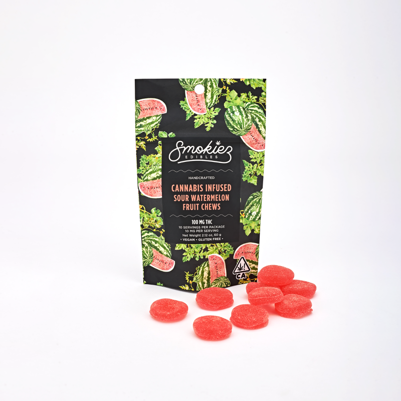 Smokiez Sour Watermelon (H) Gummies 100mg