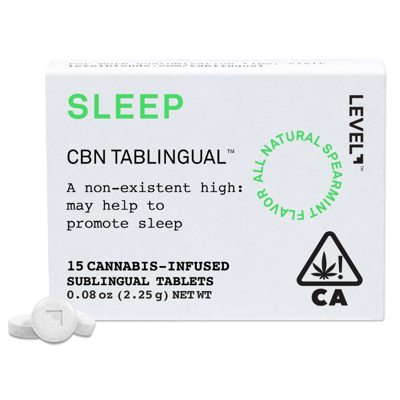 LEVEL Sleep CBN Tablingual 20ct 100mg