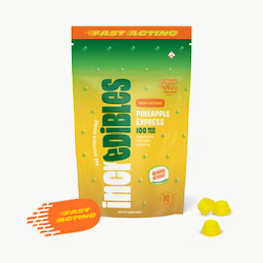 Pineapple Express Fast Acting Gummies | 100mg