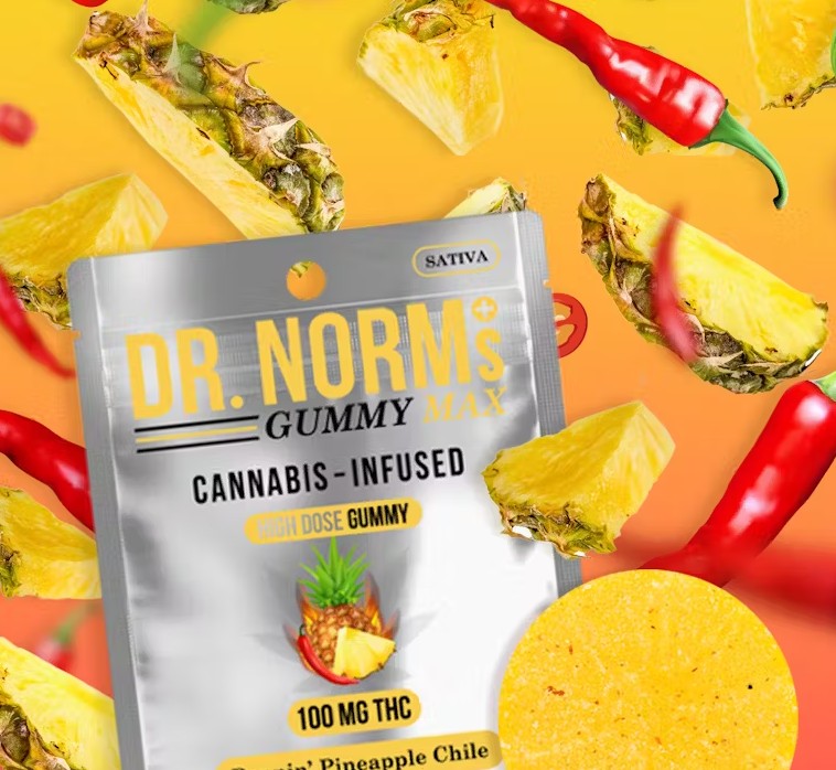 [Dr. Norm's] Single Gummy - 100mg - Pineapple Chile