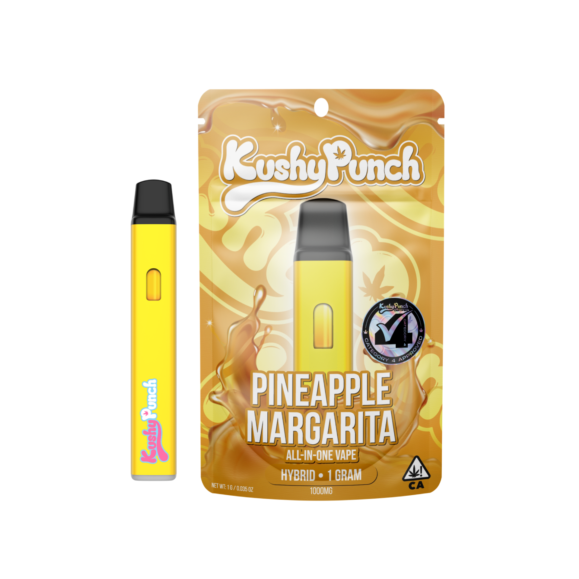 Kushy Punch All-in-One 1g Pineapple Margarita
