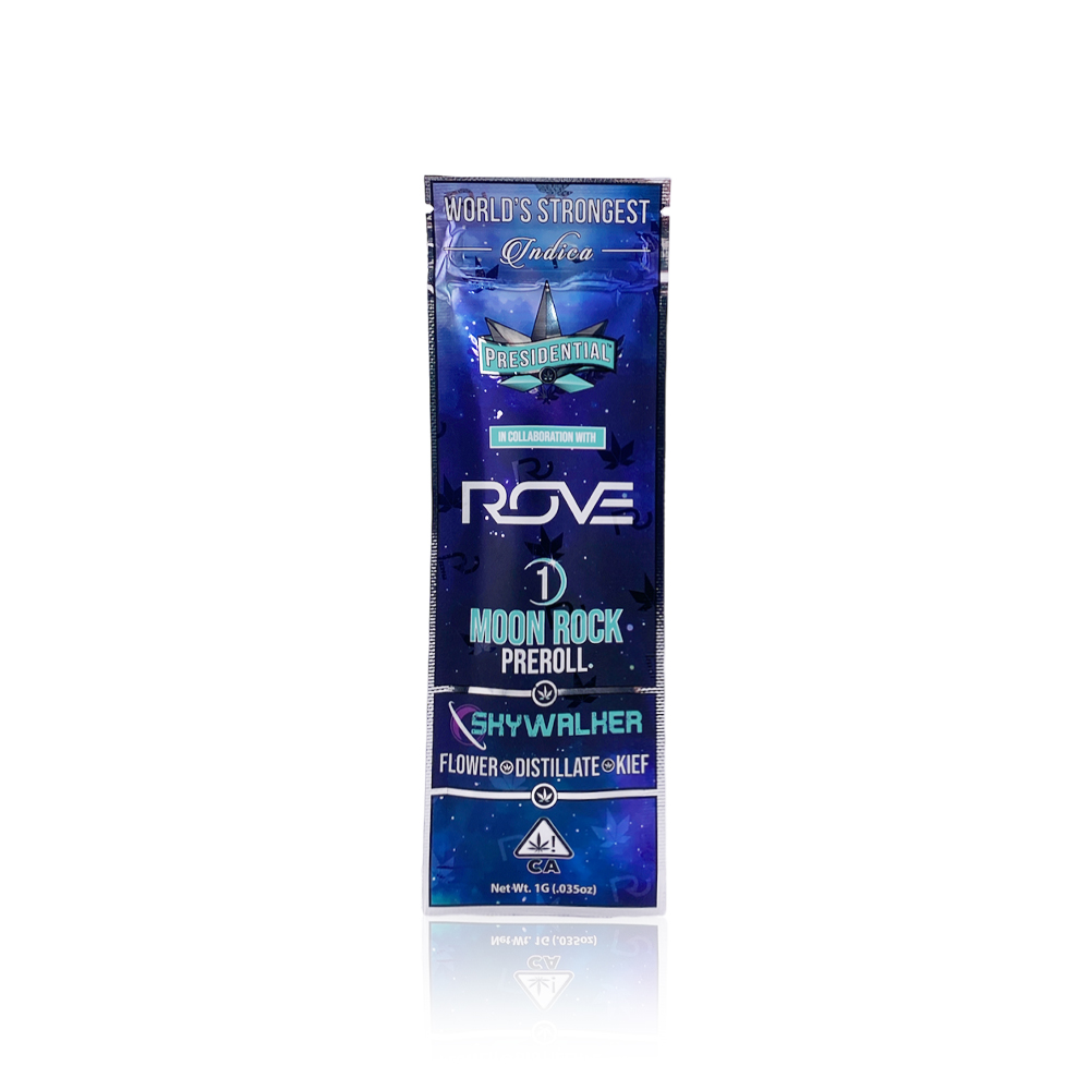 PRESIDENTIAL X ROVE - Infused Preroll - Skywalker - Moon Rock Joint - 1G