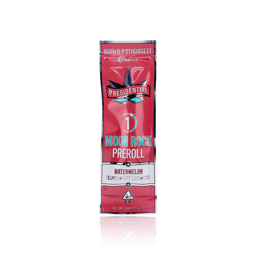 PRESIDENTIAL - Infused Preroll - Watermelon - Moon Rock Joint - 1G