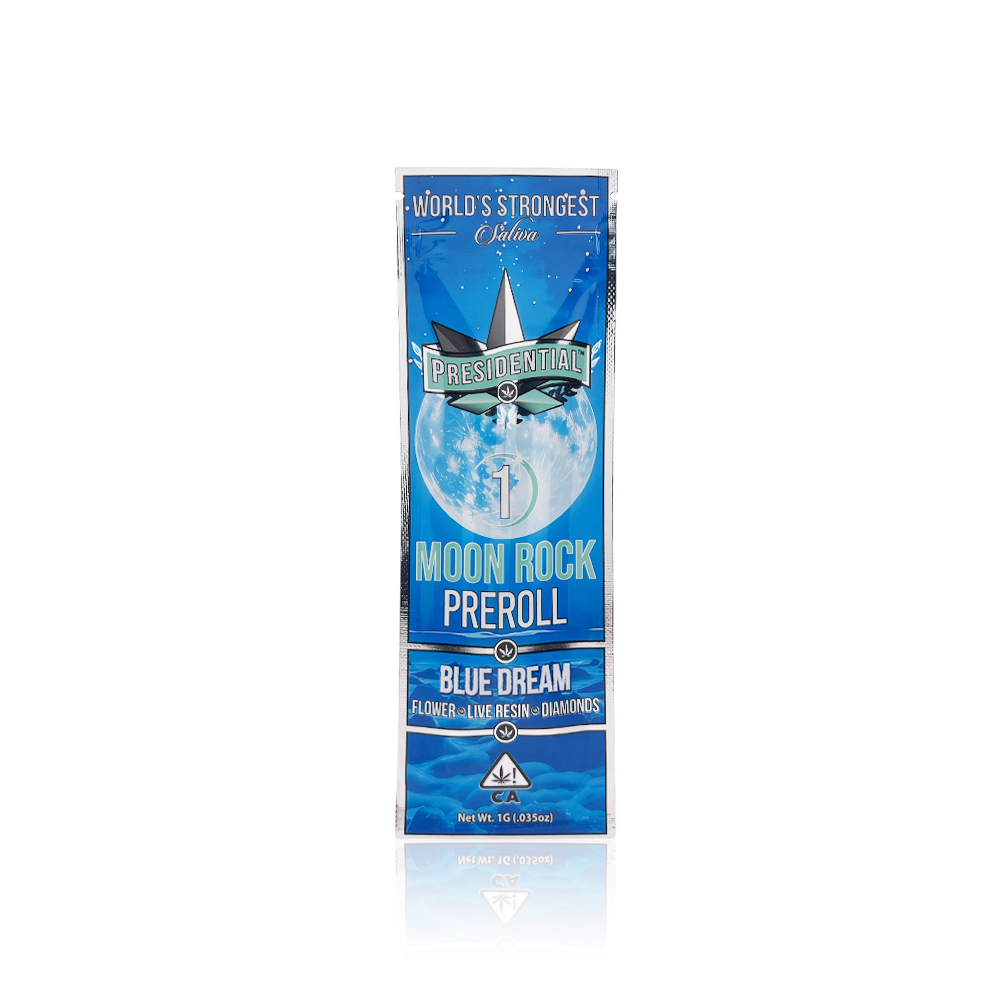 PRESIDENTIAL - Infused Preroll - Blue Dream - Moon Rock Joint - 1G