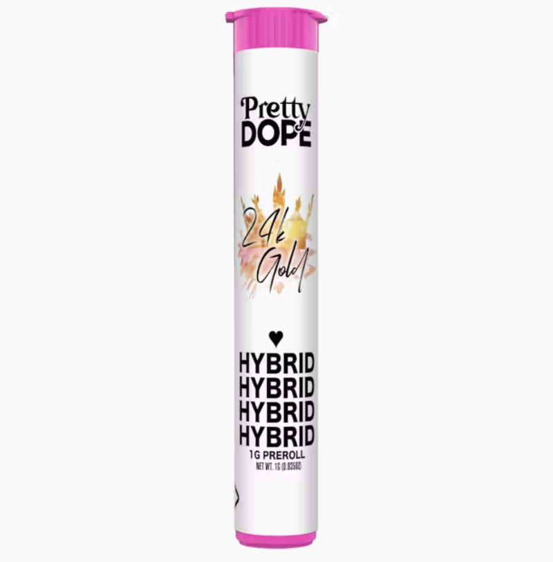 Pretty Dope - 24k Gold Terpene-Infused Preroll 1g