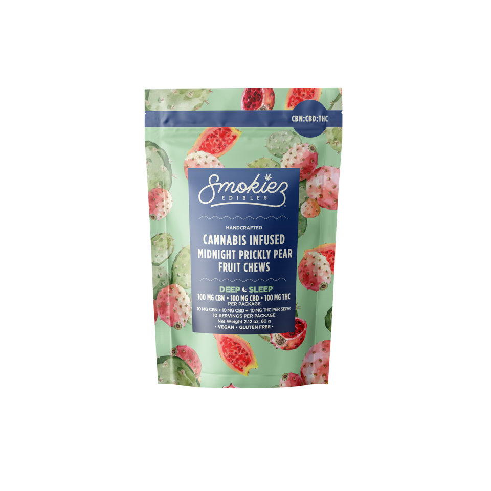 Smokiez | Gummies | Midnight Prickly Pear | CBN:CBD:THC | 10 pc