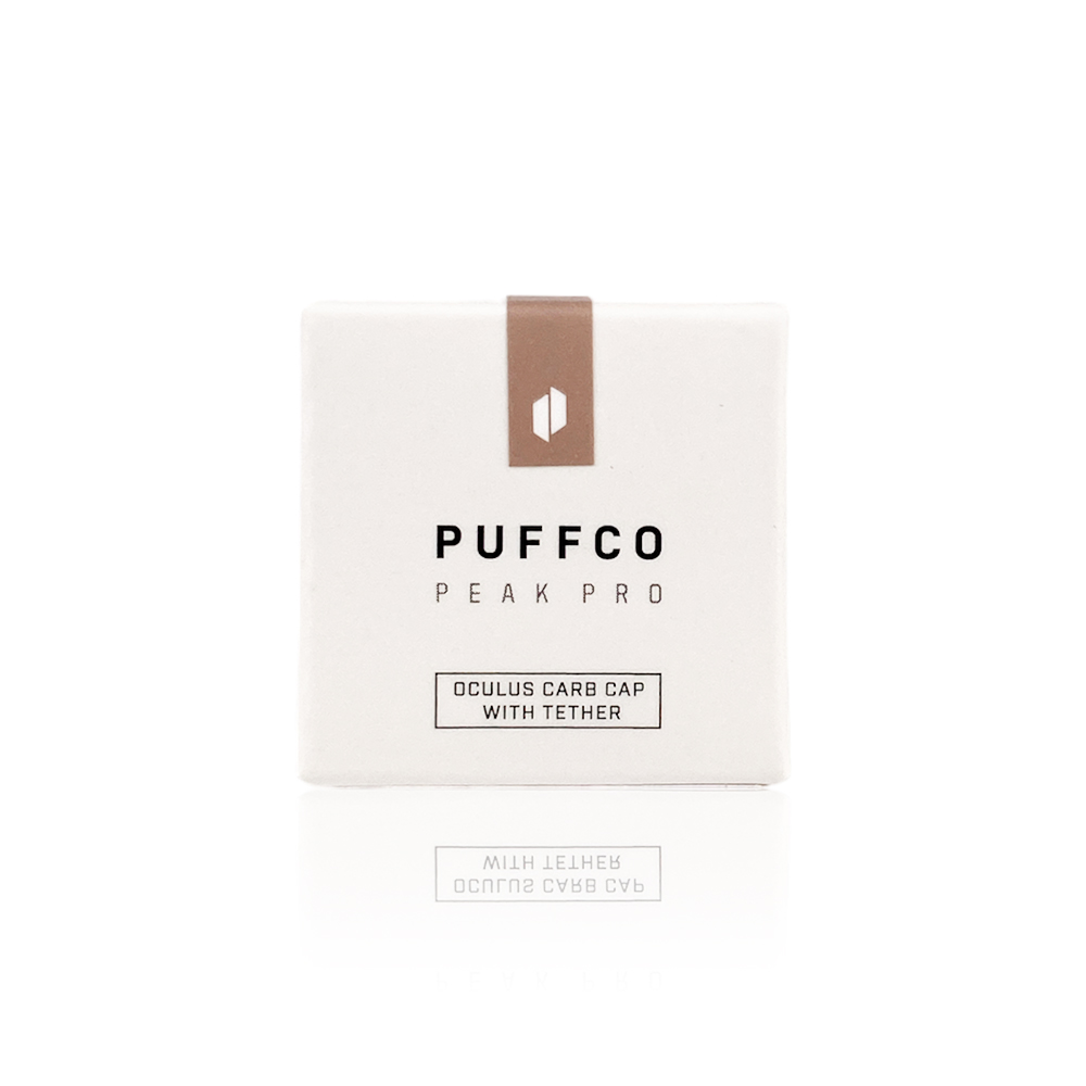 PUFFCO - Glass - Peak Pro Oculus Carb Cap With Tether - Desert