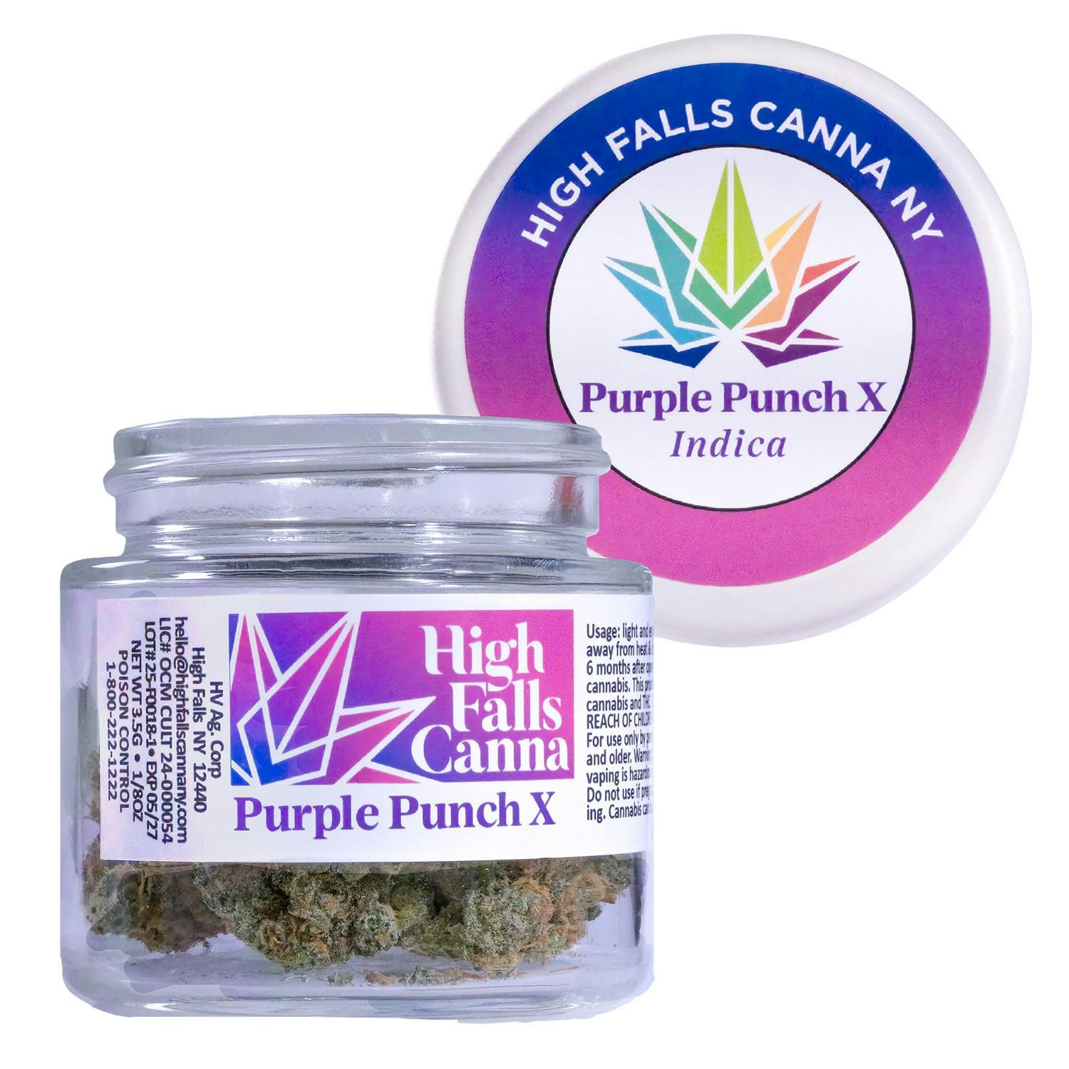 High Falls Canna | Purple Punch | 3.5G Flower