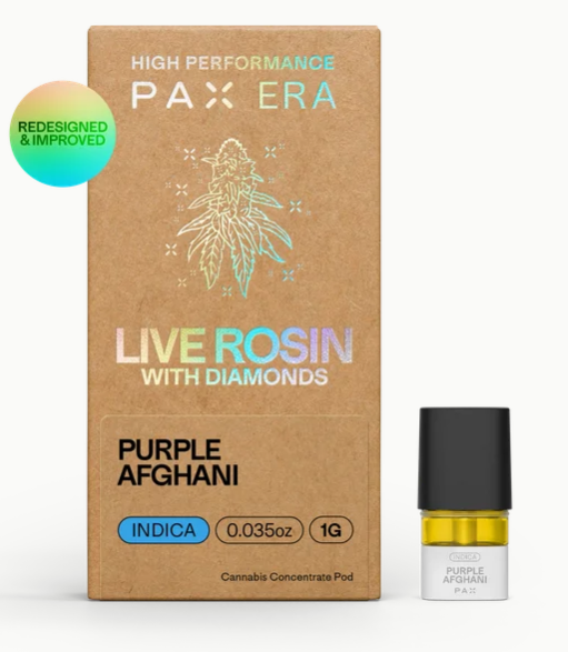 PAX Live Rosin Purple Afghani 1g Pod