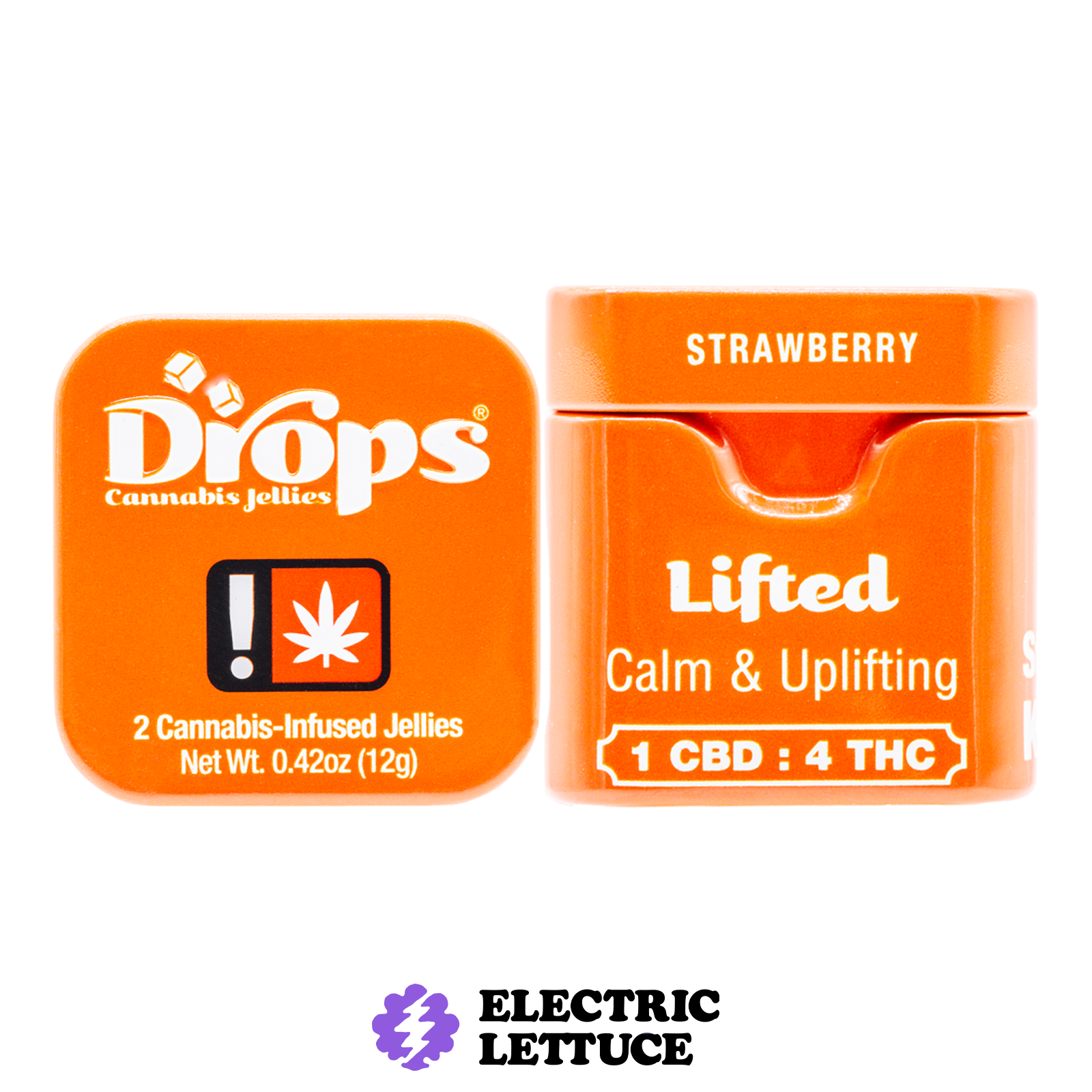 Drops Strawberry THC:CBG:THCV Single 100mg