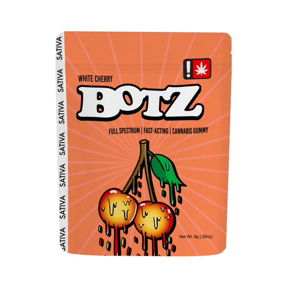 Botz Sativa White Cherry Gummy 100mg