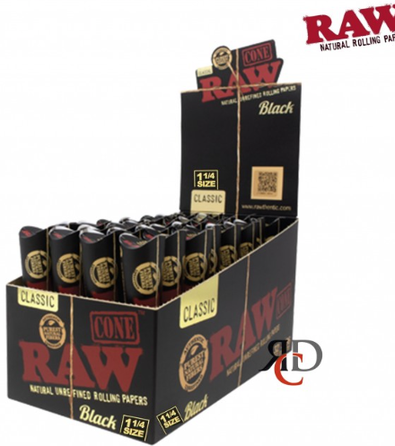 Raw Black 1/4 6pk