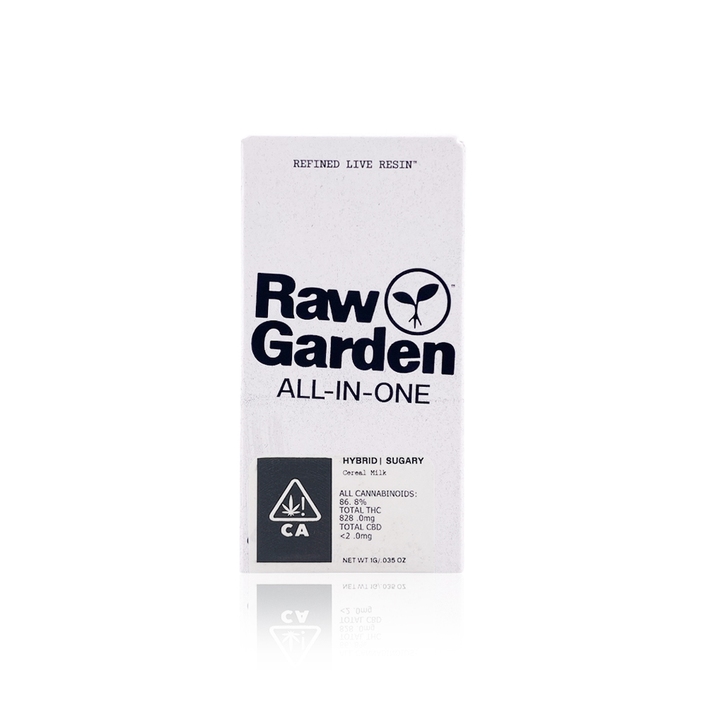 RAW GARDEN - All In One - Cereal Milk - Live Resin - 1G