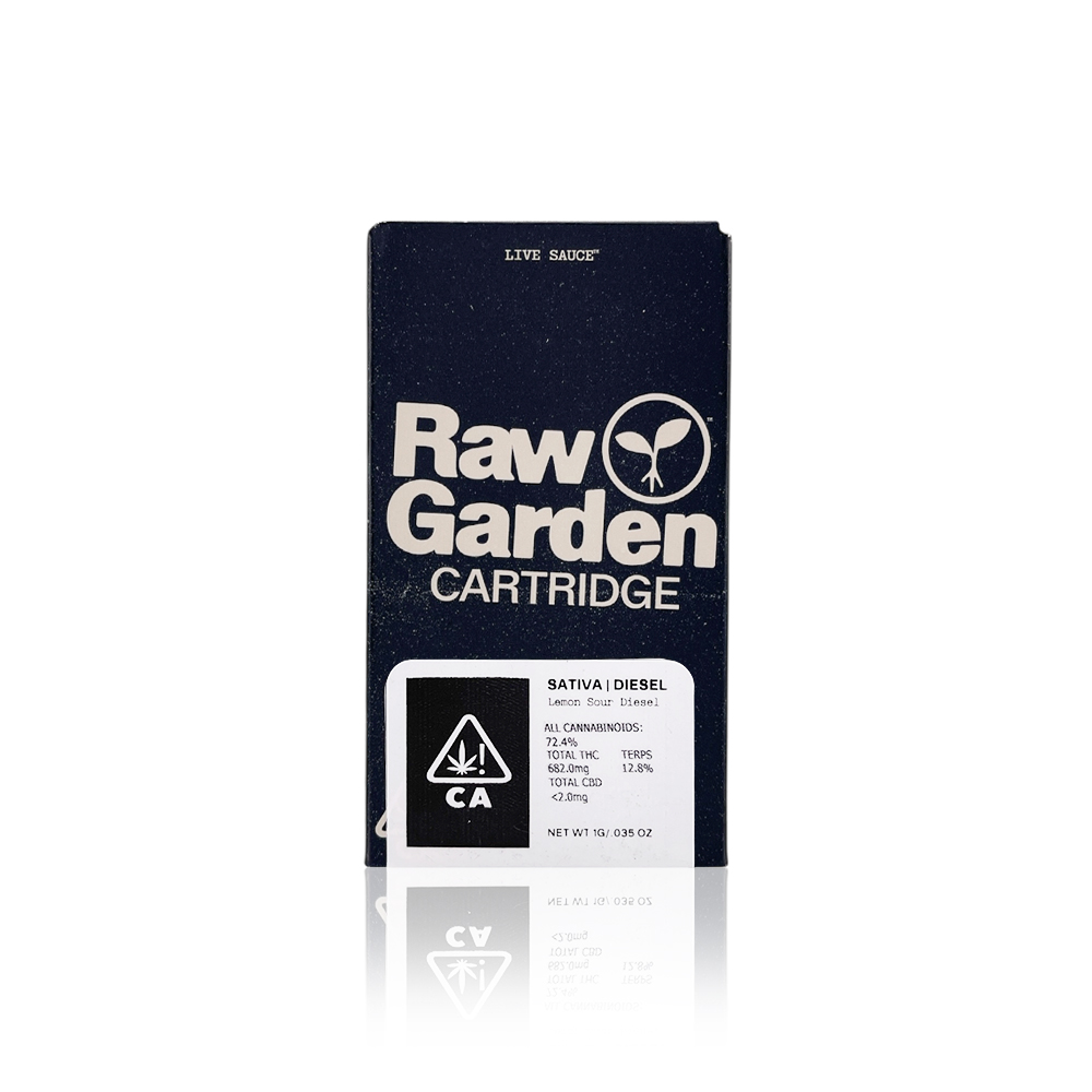 RAW GARDEN - Vape Pen - Lemon Sour Diesel - Live Sauce - 1G