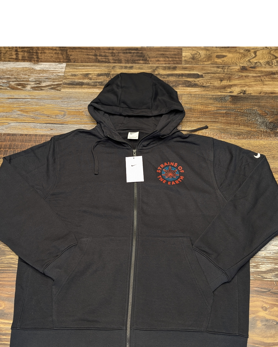 Strains Of The Earth | Zip-up Hoodie | Nike 2XL