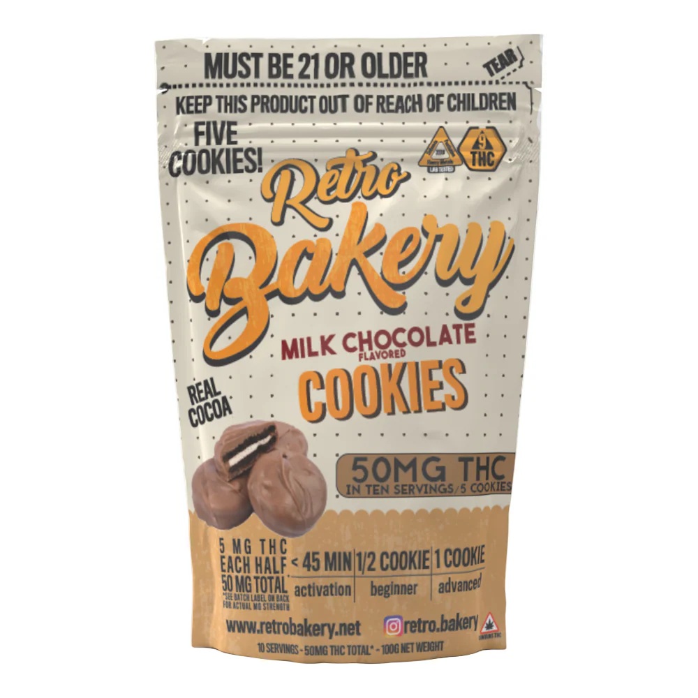 Retro Bakery | Chocolate Covered Cookies 50mg | Hybrid