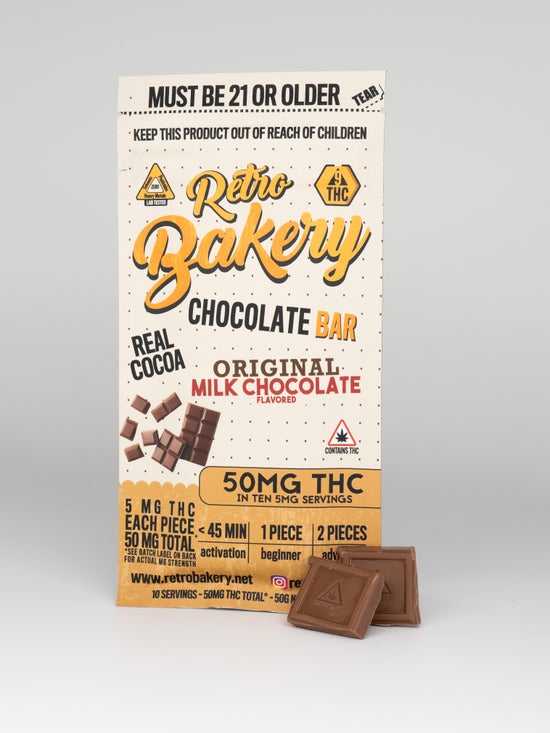Retro Bakery | Milk Chocolate THC | 50mg THC