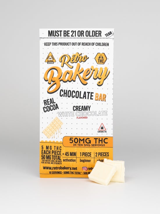 Retro Bakery | White Chocolate THC | 50mg THC