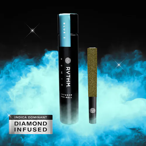 Rythm Blue Z 1g Diamonds Infused Preroll