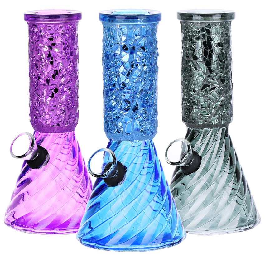 AFG | Crystalline Beaker Water Pipe | Assorted Colors