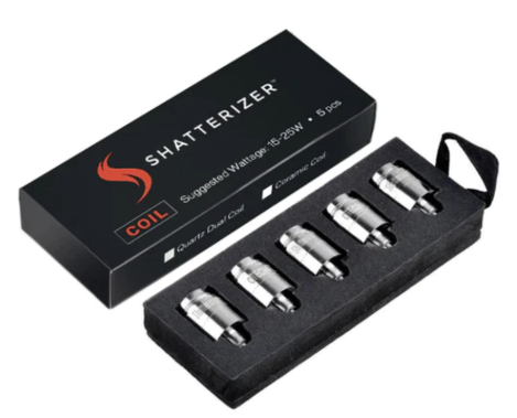 Shatterizer | QDC Quartz Dual Coils 5 Pack