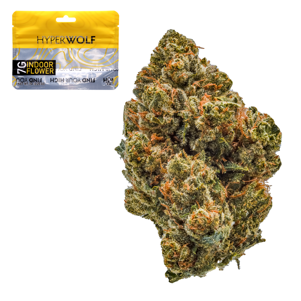 Hyperwolf Skywalker OG Quarter Ounce Flower Strain (indica), 7g
