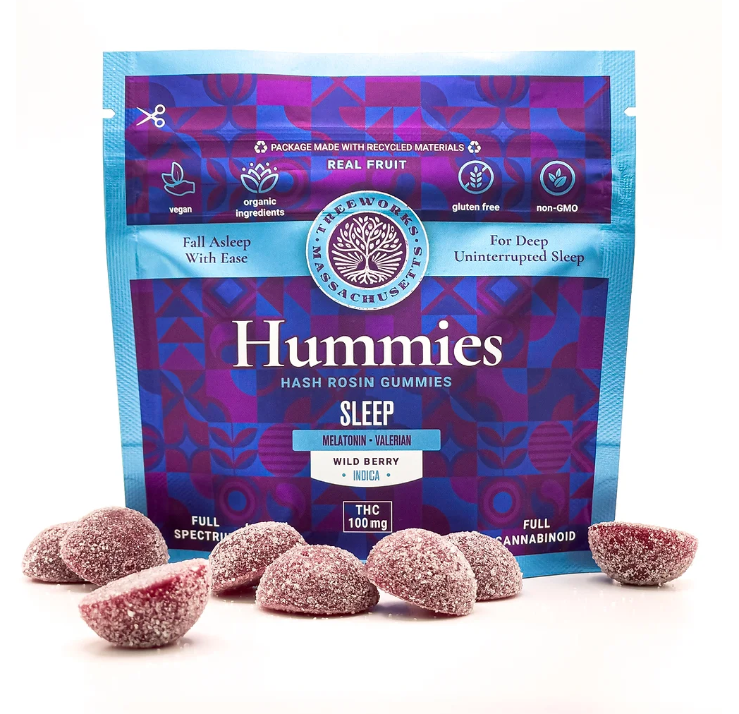 Sleep | Wild Berry | Hash Rosin Hummies | 20pk | 100mg