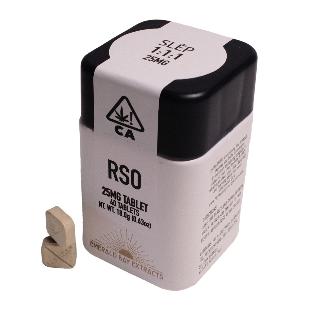 RSO Tablets 1:1:1 THC:CBD:CBN 25mg 40pk - Slēp (CBN)