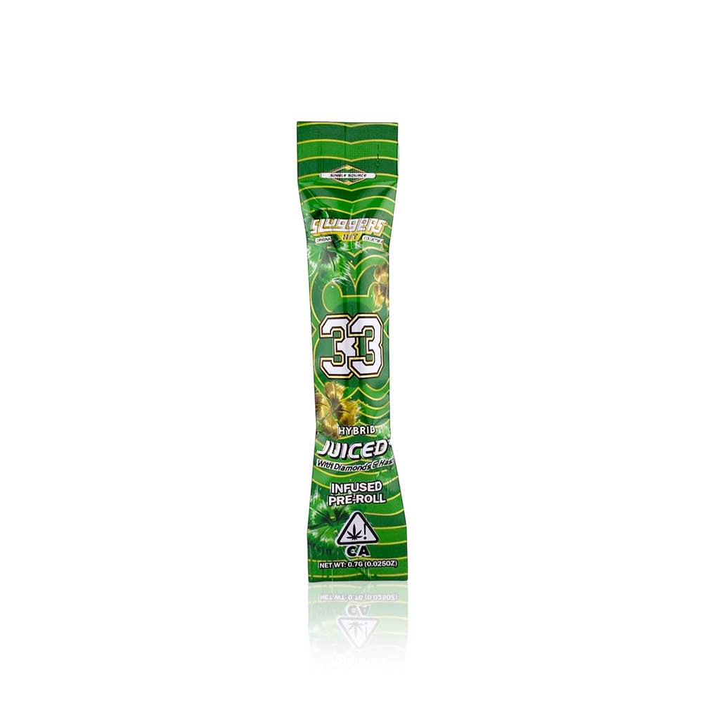 SLUGGERS HIT - Infused Preroll - 33 - Diamonds & Hash - .7G