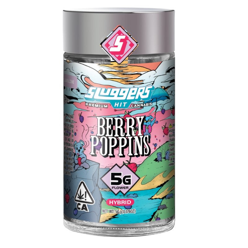 Sluggers Berry Poppins (H) Flower 5g