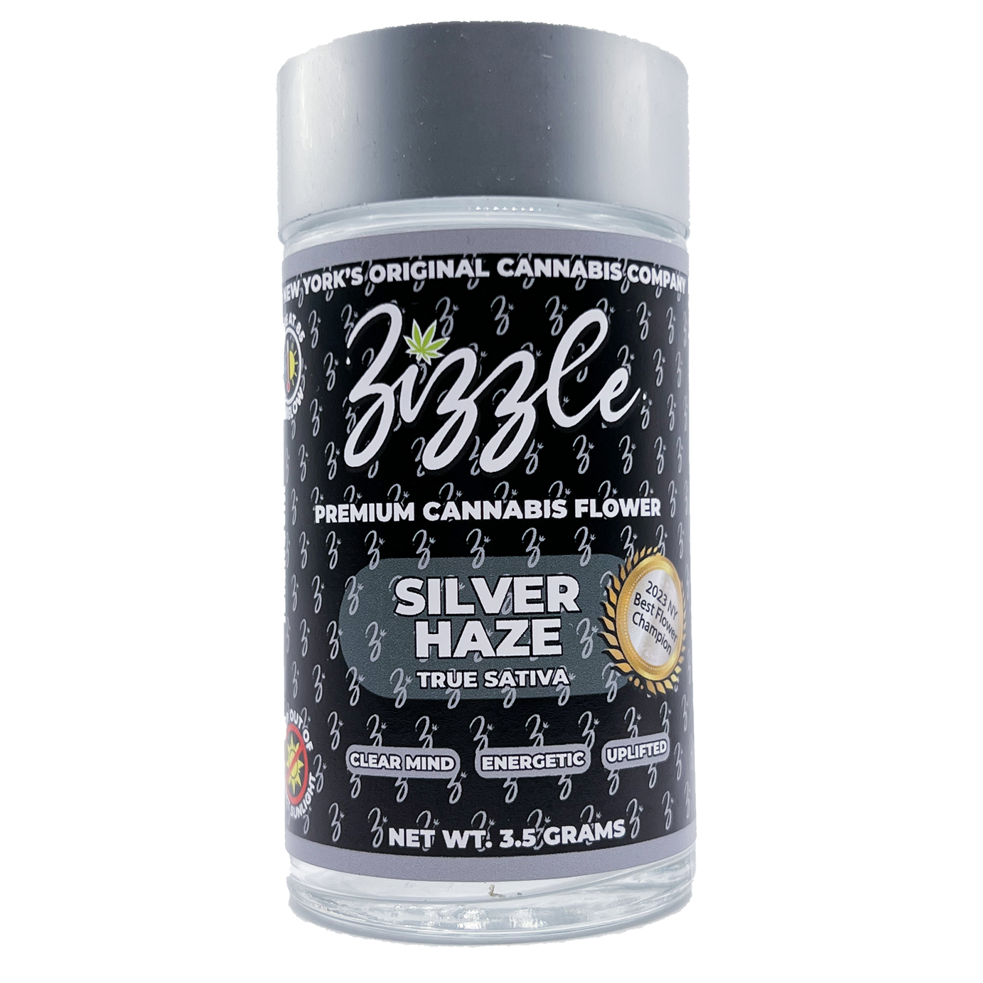 Silver Haze 3.5g Flower Jar | Zizzle