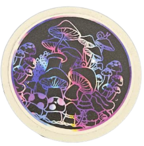 Strains Of The Earth| Small Mushroom Sticker