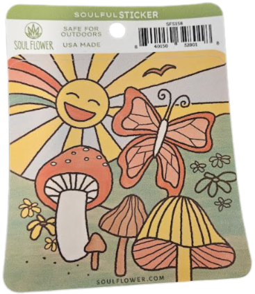 Soul Flower | Smiley Summer Scene | Sticker