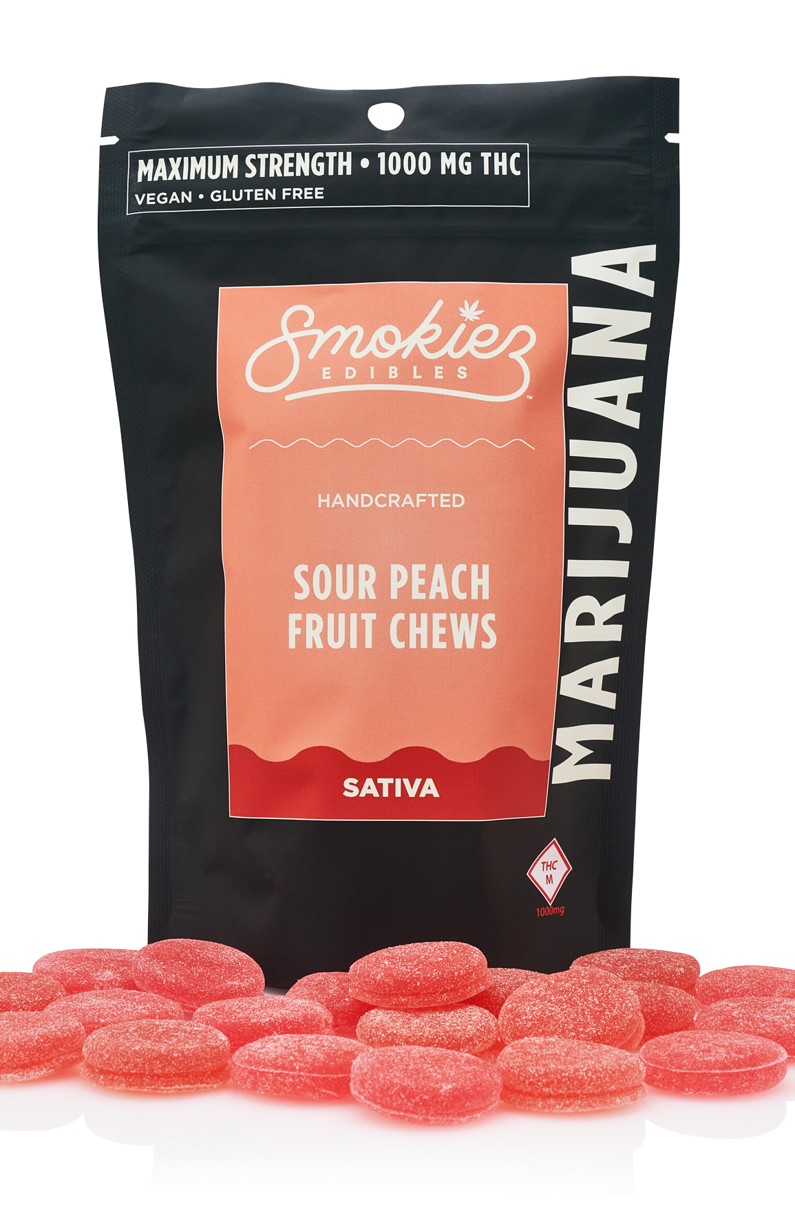SMOKIEZ - PEACH SATIVA 1000 MG