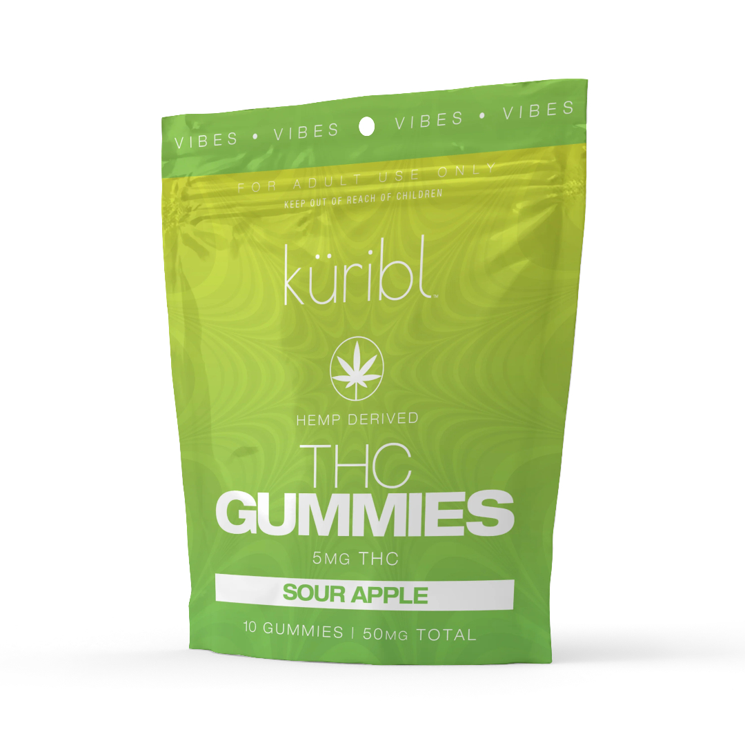 küribl | Vibes THC Gummies | Sour Apple