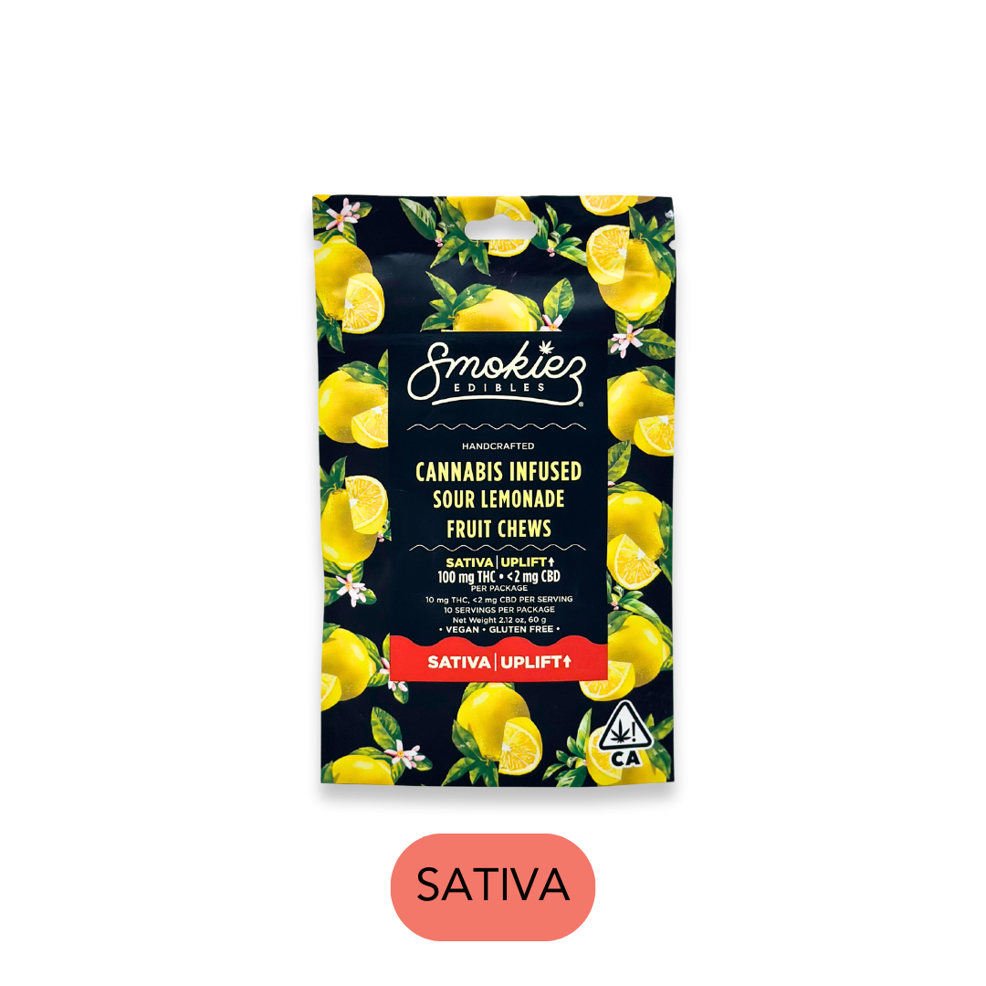 Smokiez - Uplift - Sour Lemonade - Gummies - 10pc - 100mg