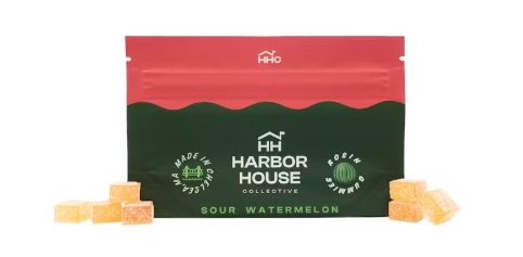 Sour Watermelon Rosin Gummies | 100mg