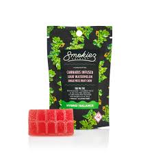 100mg Sour Watermelon Single Scored Chew - Smokiez