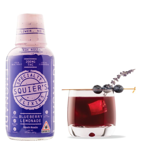 Squier's Blueberry Lemonade Elixir 200mg 8oz (V/GF)
