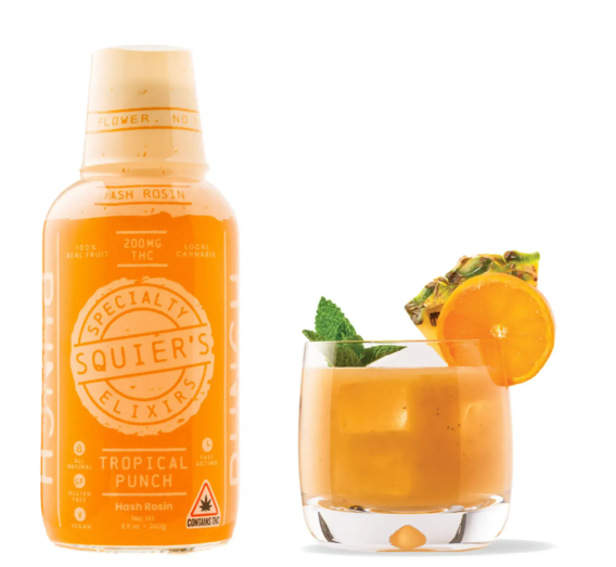 Squier's Tropical Punch Elixir 200mg 8oz (V/GF)