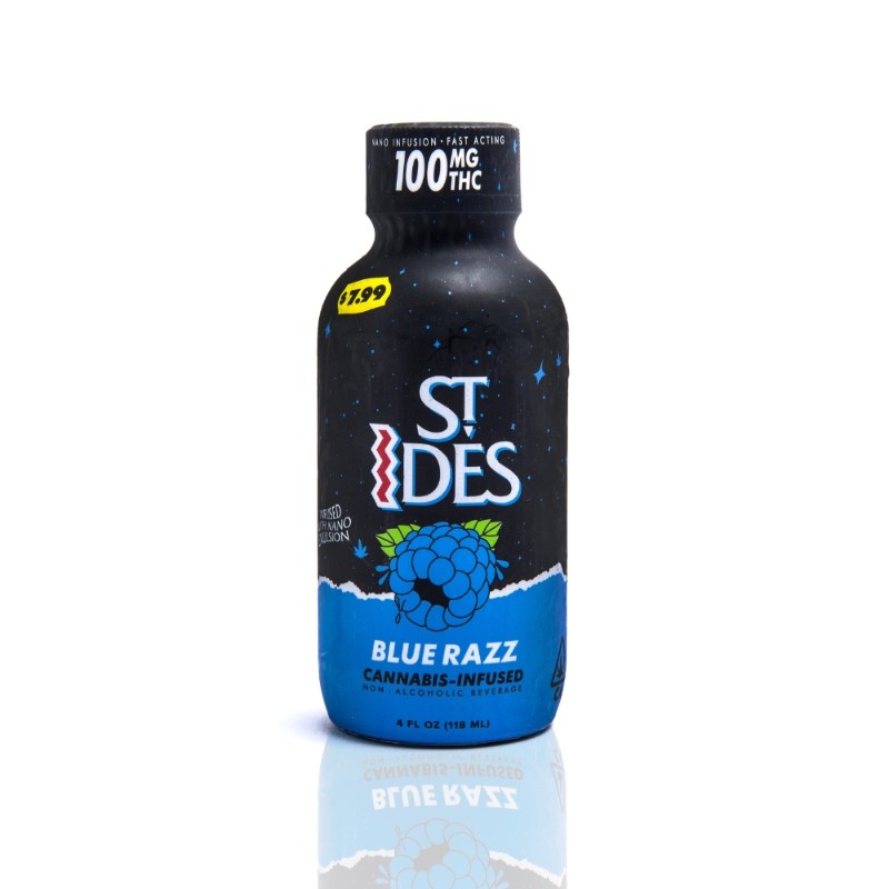 St Ides Blue Raz Shot 100mg