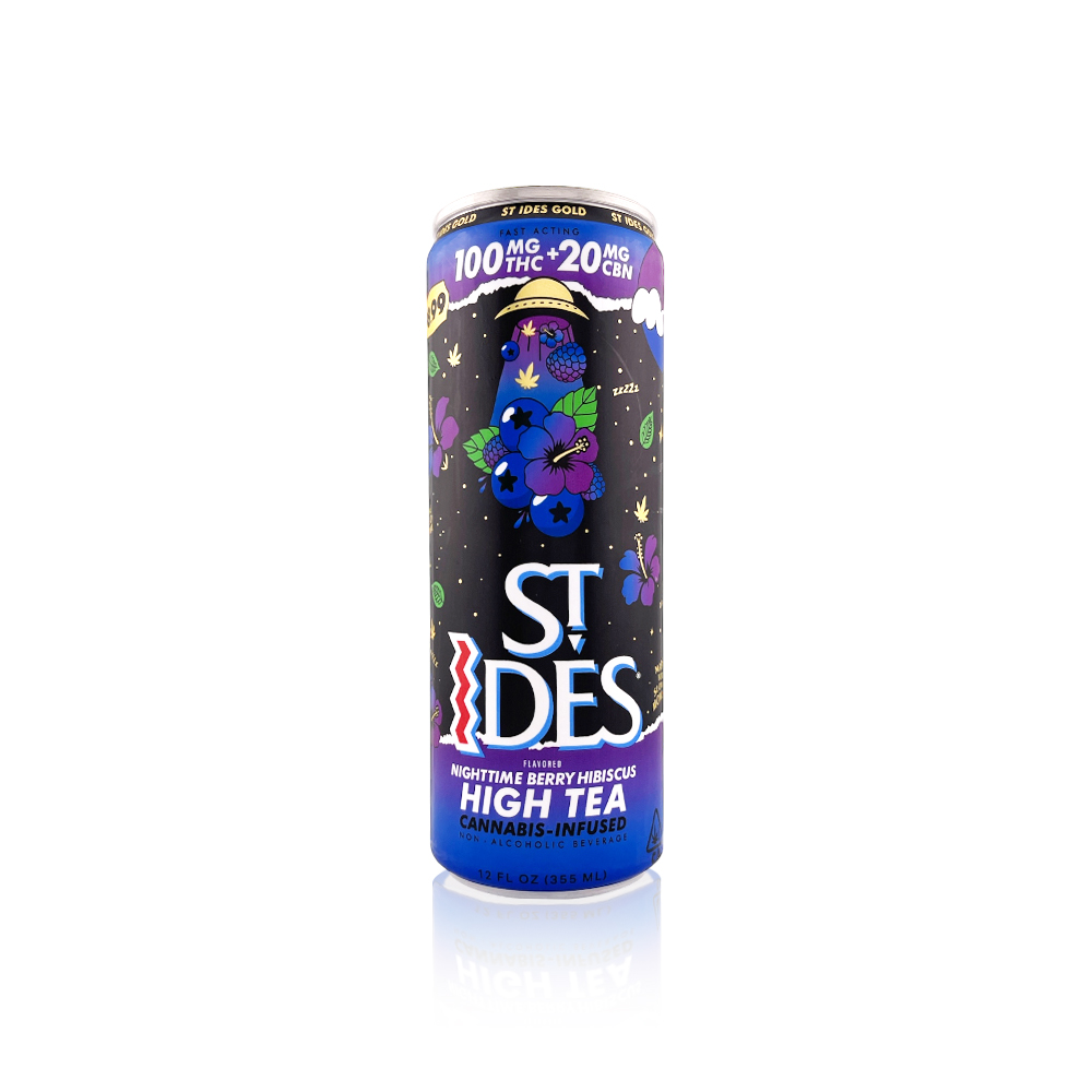 ST IDES - Drink - Nighttime Berry Hibiscus - 12oz - 100MG