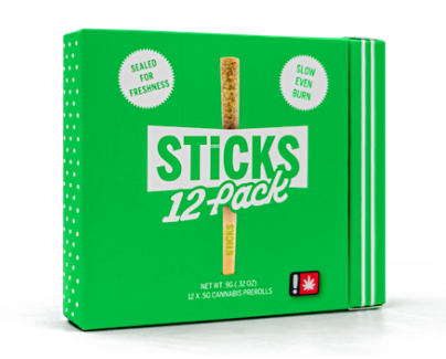 Sticks Bahama Mama x Daytona 500 x Lavender Lemonade 12pk Pre-Roll 0.5g